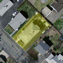 28 Melville Ave, Newton MA  02460-1224 aerial view