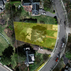 79 Fountain St, Newton MA  02465-3022 aerial view