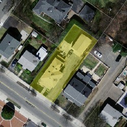 303 River St, Newton MA 02465-1437 aerial view