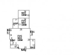 68 Hartford St, Newton MA 02461-1517 floor plan