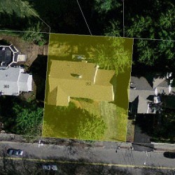 352 Brookline St, Newton MA  02459-3137 aerial view