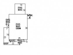 108 Boyd St, Newton MA  02458-1435 floor plan
