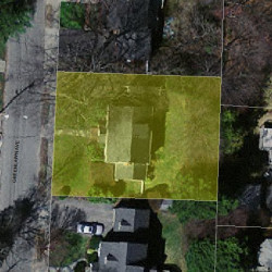77 Greenlawn Ave, Newton MA  02459-1712 aerial view