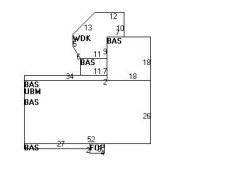 21 Cross Hill Rd, Newton MA 02459-3119 floor plan