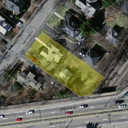 62 Hartford St, Newton MA 02461-1517 aerial view