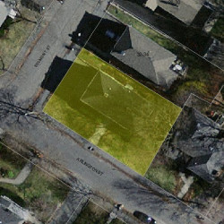 79 Arlington St, Newton MA 02458-2455 aerial view