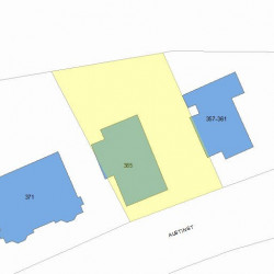365 Austin St, Newton MA 02465-2526 plot plan