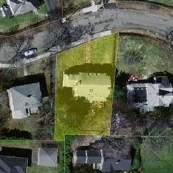 12 Morton Rd, Newton MA 02459-1044 aerial view