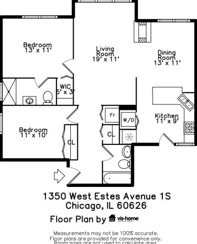 1350 Estes Ave, Chicago IL  60626-5554 exterior