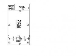 279 Tremont St, Newton MA 02458-2113 floor plan