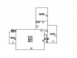 300 Homer St, Newton MA 02459-1414 floor plan