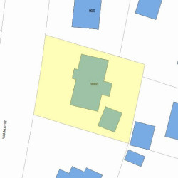 1000 Walnut St, Newton MA 02461-1136 plot plan