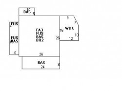 728 Walnut St, Newton MA  02459-1418 floor plan
