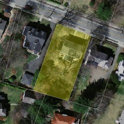 270 Mill St, Newton MA  02460-2436 aerial view