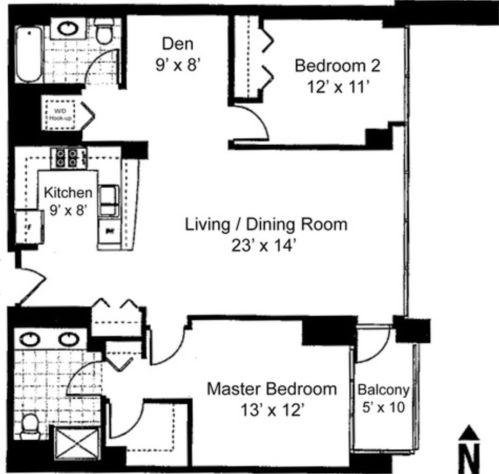 1629 Prairie Ave, Chicago IL  60616-4403 exterior