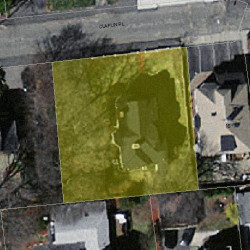 14 Claflin Pl, Newton MA  02460-1929 aerial view