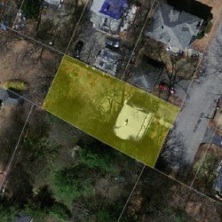 11 Acorn Dr, Newton MA  02466-1501 aerial view