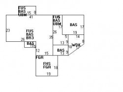 182 Cotton St, Newton MA 02458-2642 floor plan