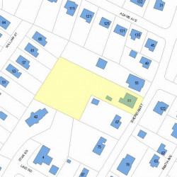 61 Sheridan St, Newton MA 02465-1037 plot plan
