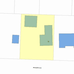 79 Parker Ave, Newton MA 02459-2635 plot plan