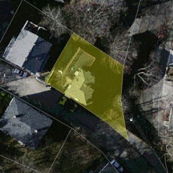 9 Winthrop Ave, Newton MA 02458-1810 aerial view