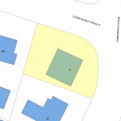 35 Commonwealth Park, Newton MA 02459-1024 plot plan