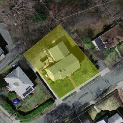 10 Chapin Rd, Newton MA 02459-1807 aerial view