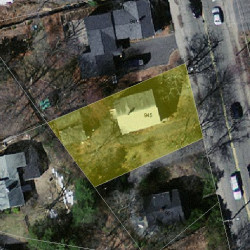 945 Walnut St, Newton MA 02461-1133 aerial view