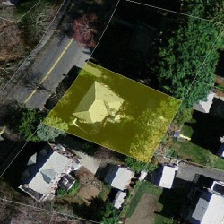 46 Grant Ave, Newton MA 02459-1309 aerial view