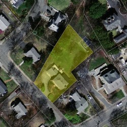 128 Prospect St, Newton MA 02465-2300 aerial view