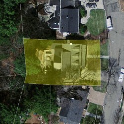 16 Kingswood Rd, Newton MA  02466-1013 aerial view