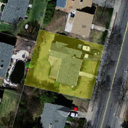 239 Waltham St, Newton MA 02465-1738 aerial view