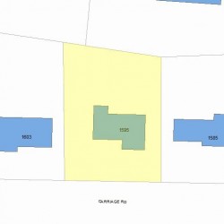 1595 Commonwealth Ave, Newton MA 02465-2800 plot plan