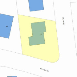 8 Helene Rd, Newton MA  02468-1025 plot plan