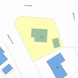 838 Boylston St, Newton MA 02461-1530 plot plan