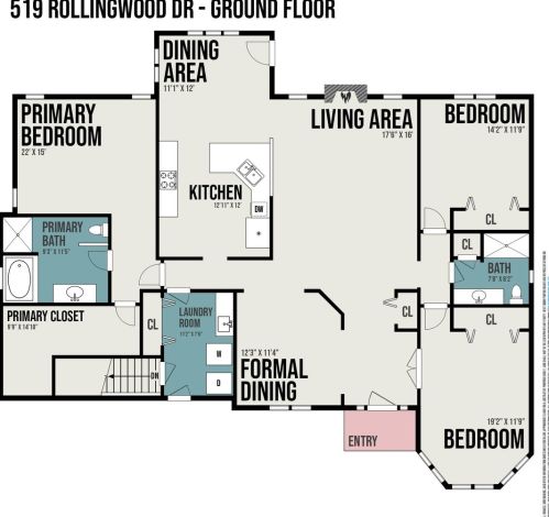 519 Rollingwood Dr, Joliet IL 60404-0654 exterior