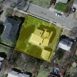 24 Carl St, Newton MA 02461-1906 aerial view