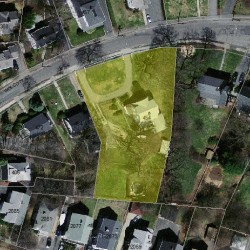 454 Wolcott St, Newton MA 02466-1514 aerial view