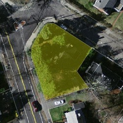126 Glen Ave, Newton MA  02459-2051 aerial view