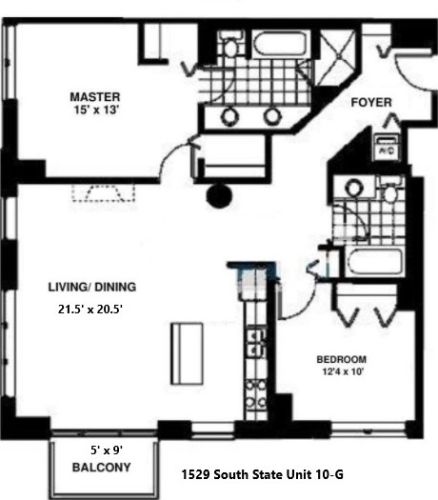 1529 State St, Chicago IL  60605-3011 exterior