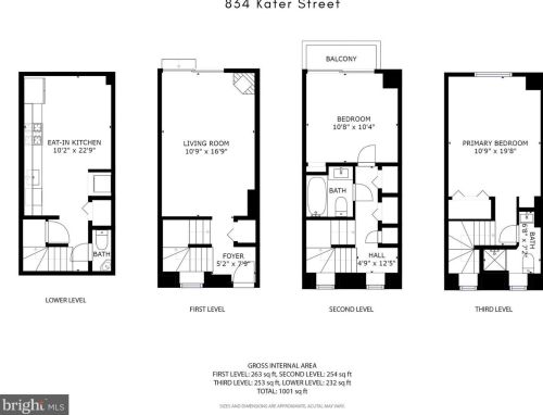 834 Kater St, Philadelphia PA 19147-1851 exterior