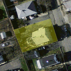 67 Dalby St, Newton MA 02458-1032 aerial view
