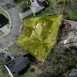 34 Dorothy Rd, Newton MA 02459-3308 aerial view