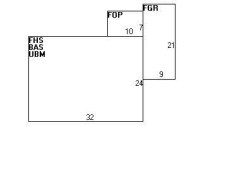 166 Winchester St, Newton MA 02461-2130 floor plan