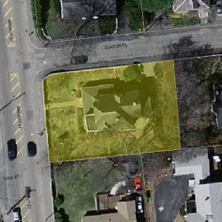 378 Walnut St, Newton MA 02460-1957 aerial view