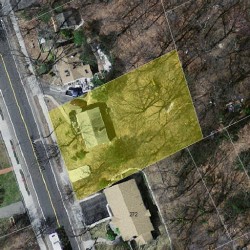 264 Winchester St, Newton MA 02461-2034 aerial view