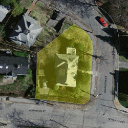 4 Arlington St, Newton MA 02458-2423 aerial view