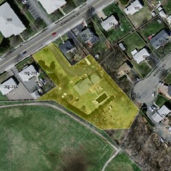 192 Lexington St, Newton MA 02466-1386 aerial view