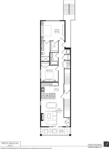 2650 Racine Ave, Chicago IL  60614-1216 exterior