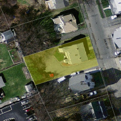 41 Dalby St, Newton MA 02458-1030 aerial view